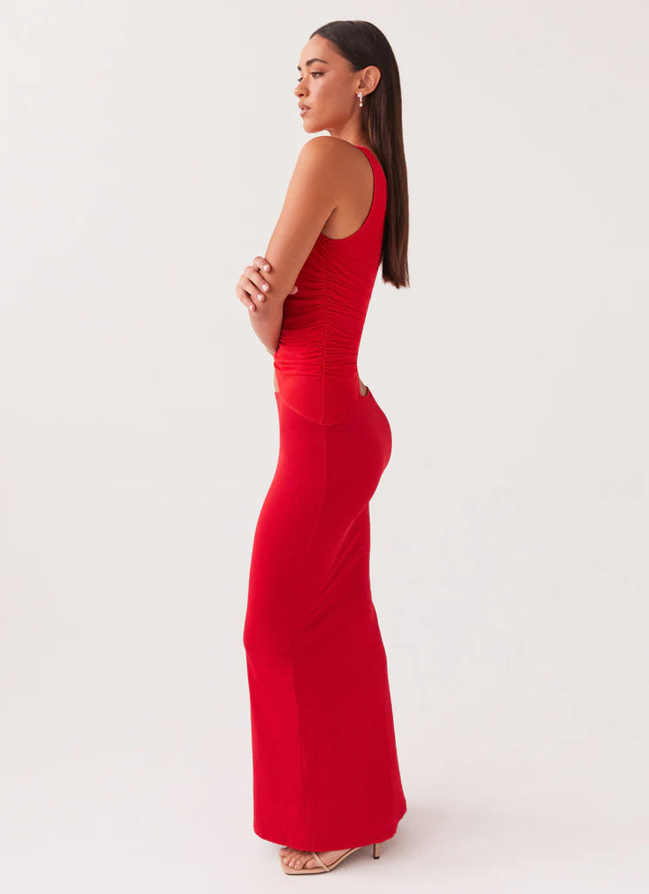 Seranella One Shoulder Maxi Dress