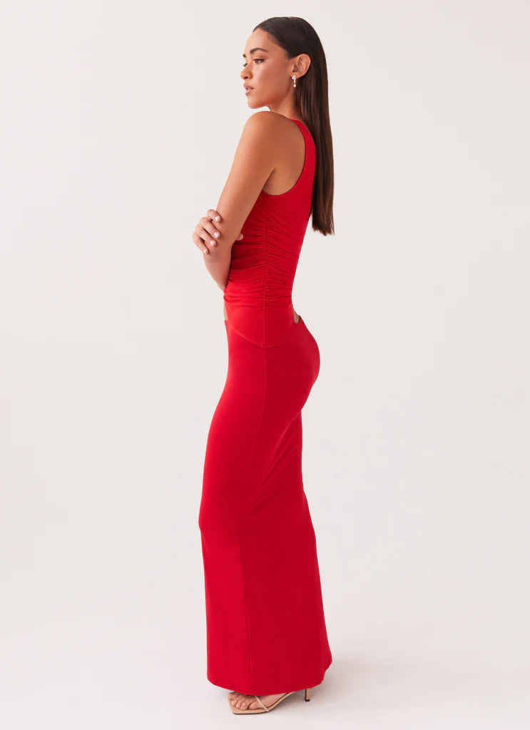 Seranella One Shoulder Maxi Dress