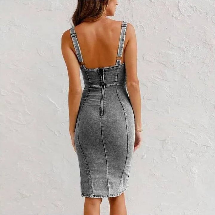 DENIM CAMI DRESS