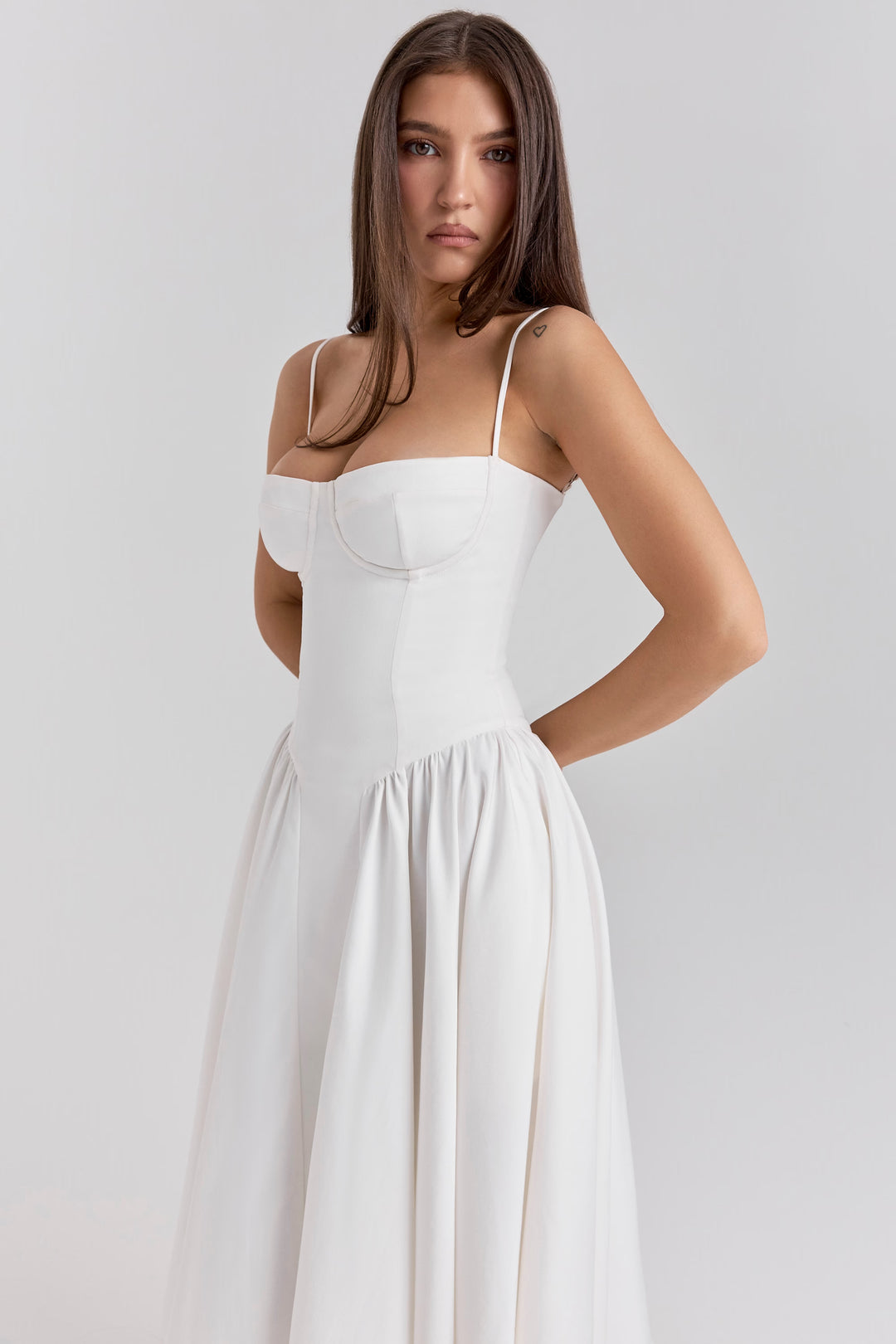 Arianna Corset Summer Midi Dress