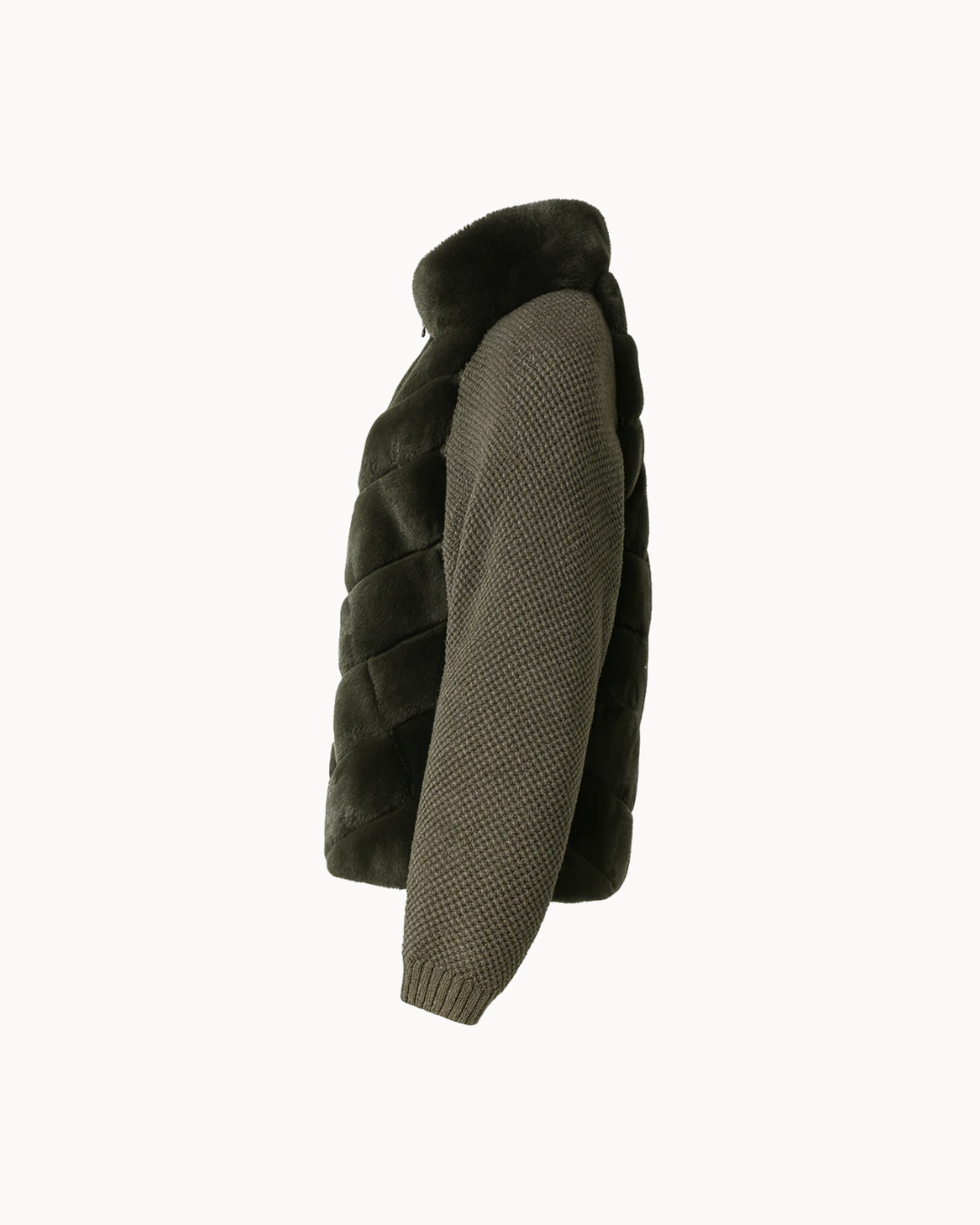 Cenya Fur Jacket - Frosted Greige